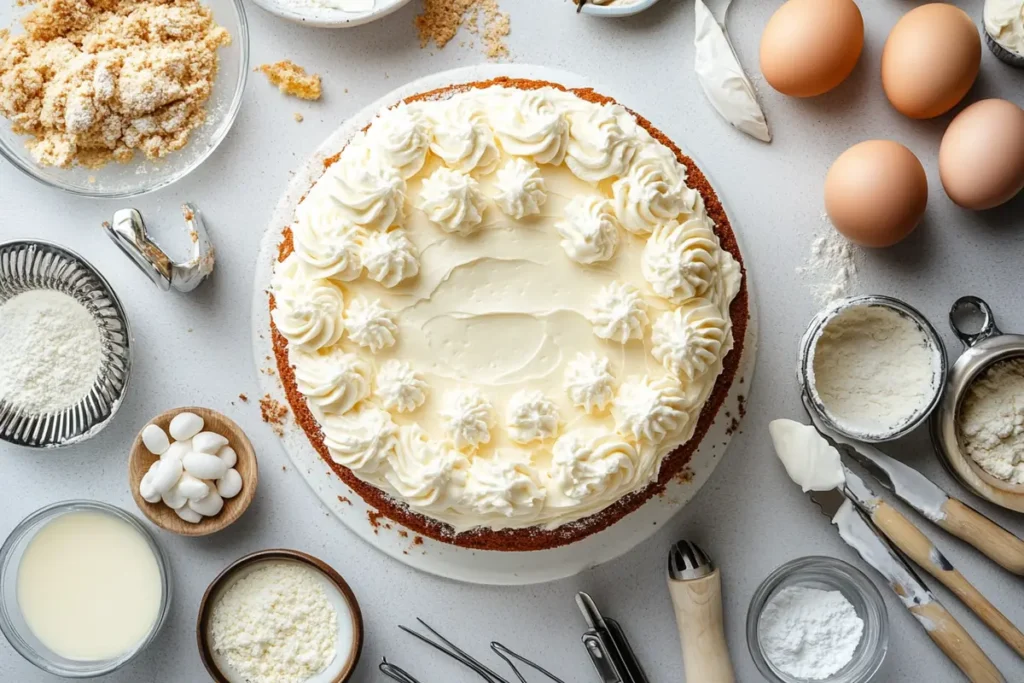 A bowl of smooth crème au beurre recette.
